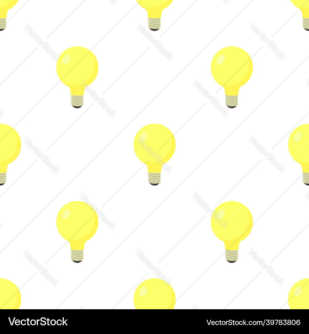 Light bulb pattern seamless Light bulb pattern seamless vector image