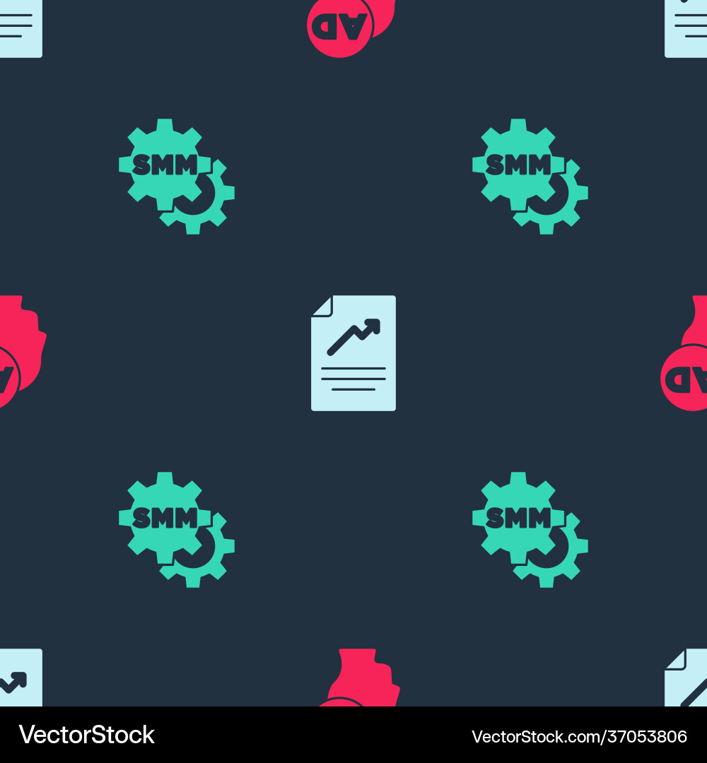 Set advertising document with graph chart Set advertising document with graph chart vector image