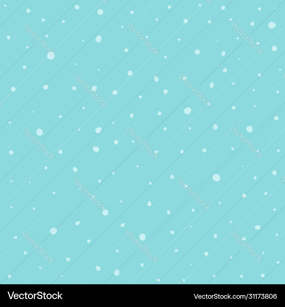 Winter Snowflake Seamless Pattern vector image