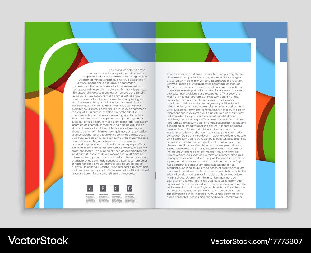 Abstract layout background set for art vector image