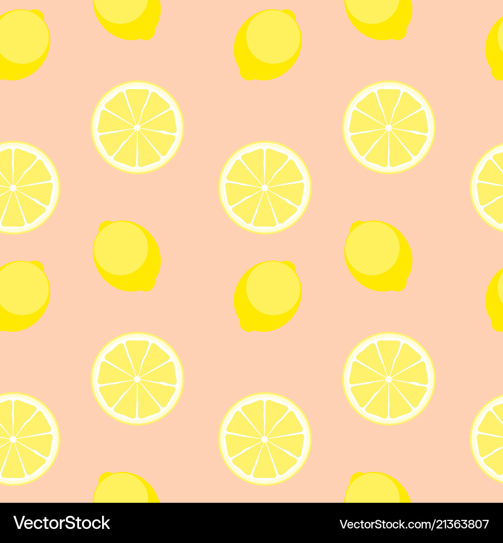 Abstract lemon seamless pattern background Abstract lemon seamless pattern background vector image