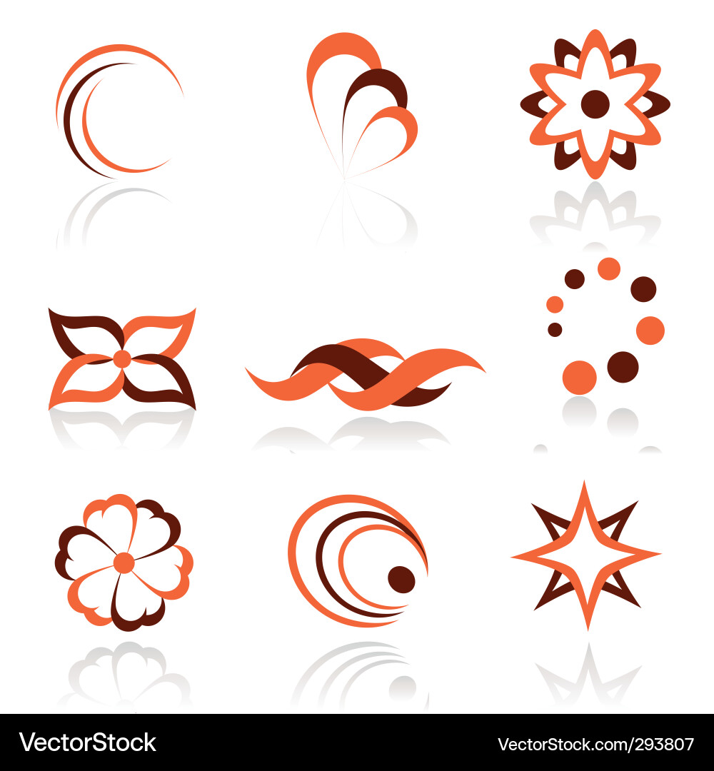 Design elements Vector Image