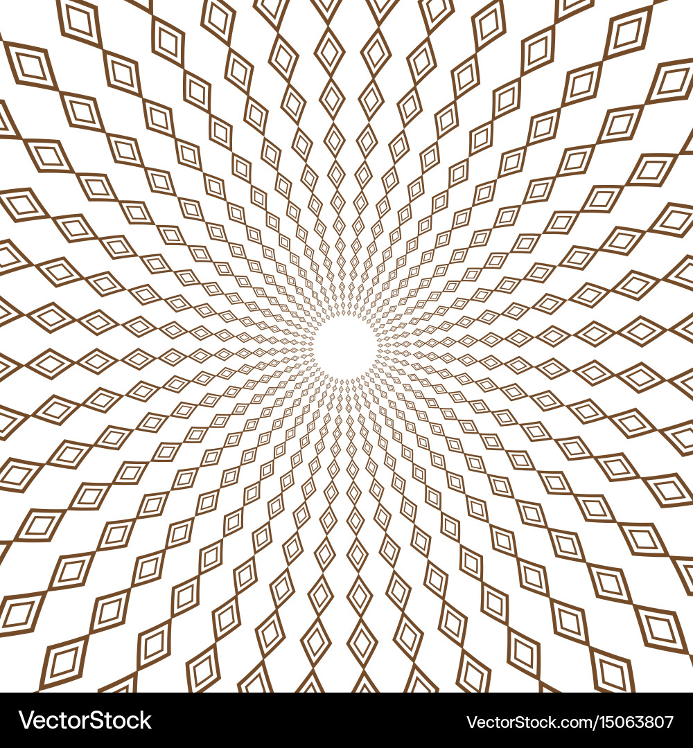 Geometric Round Pattern Vector Image