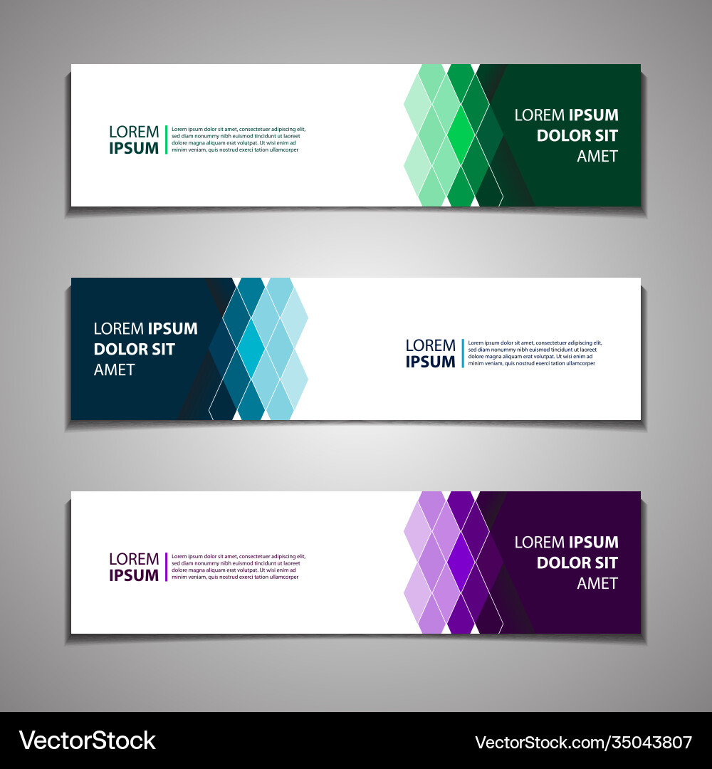 Web banner header footer background template Web banner header footer background template vector image