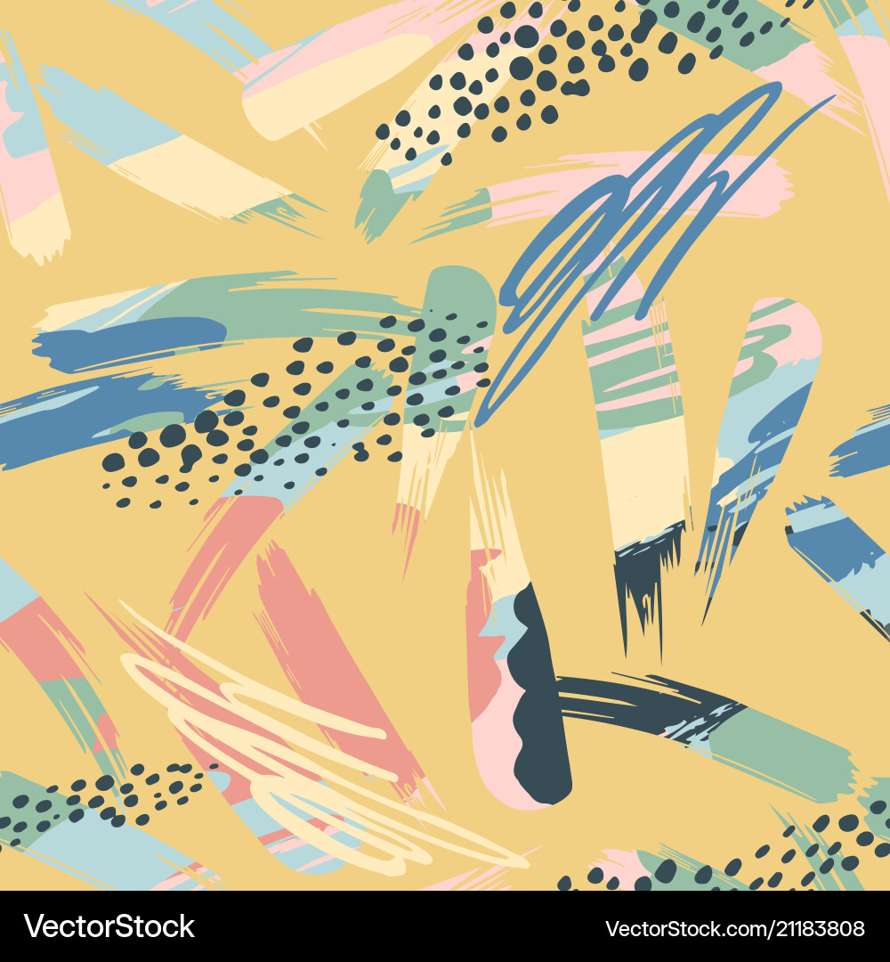 Abstract Strokes Pattern vector image
