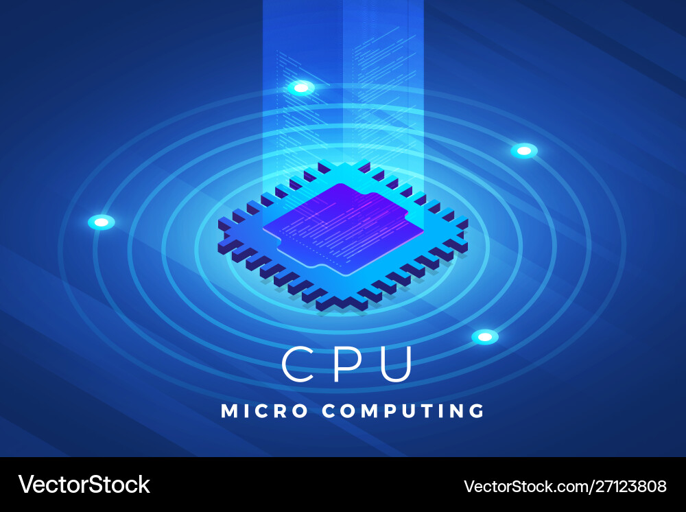 Cpu processor computing Cpu processor computing vector image