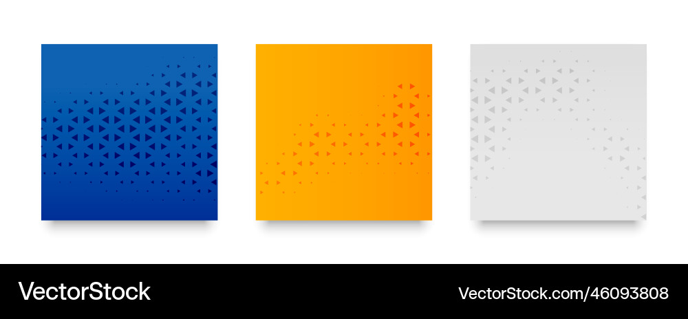Nice triangle shape halftone pattern abstract Vector Image