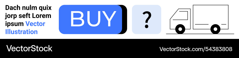 Online purchase button with enquiry option Online purchase button with enquiry option vector image