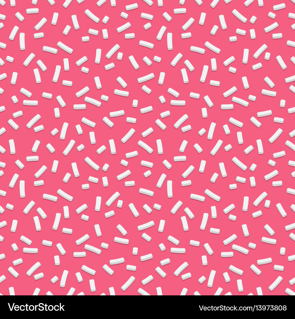 Sprinkling Pattern Seamless pattern with many decorative sprinkles Vector Image