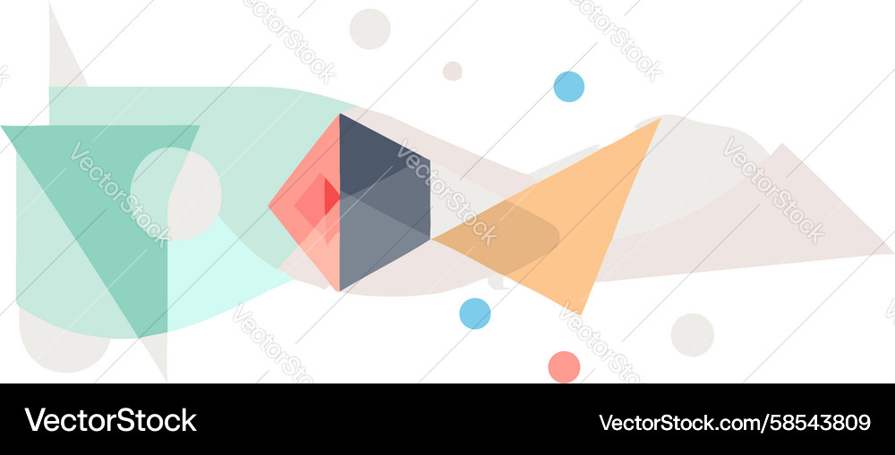 Geometric Triangle Pattern Vector Image