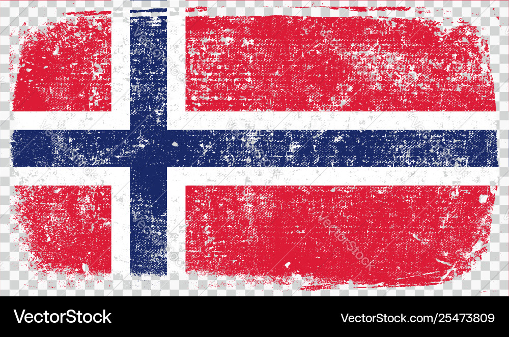 Grounge-styled flag Grounge-styled flag vector image