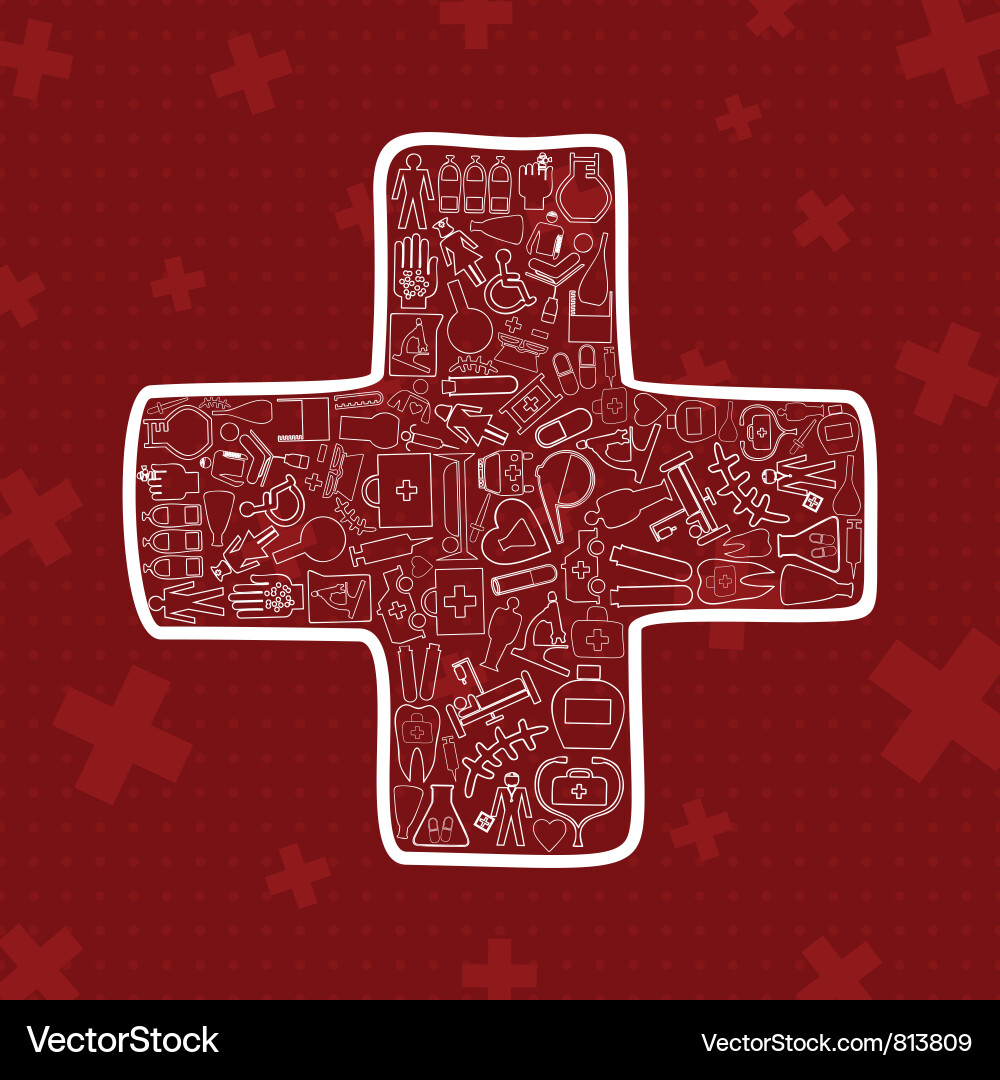 Medicine4 vector image