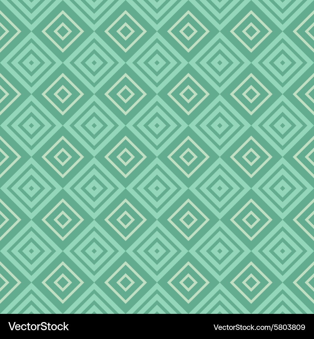 Retro mint different seamless patterns vector image