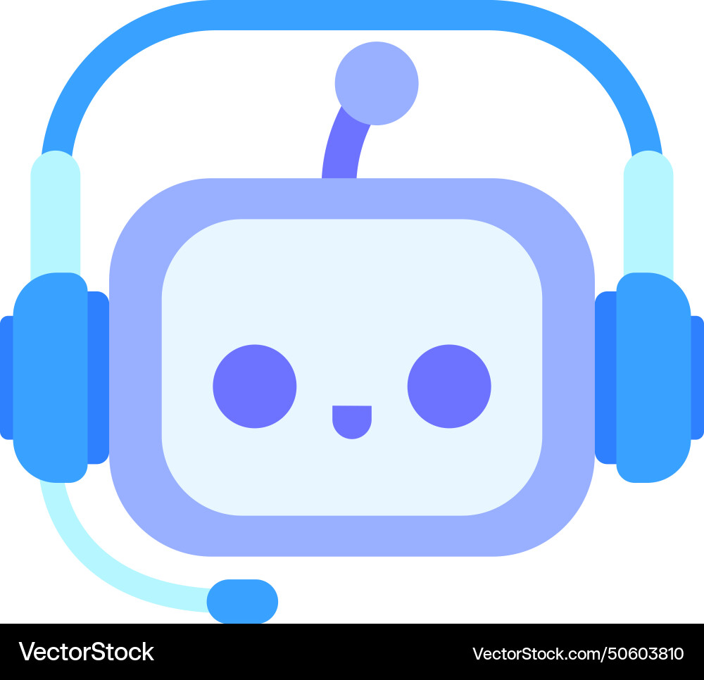 Chatbot service customer Royalty Free Vector Image