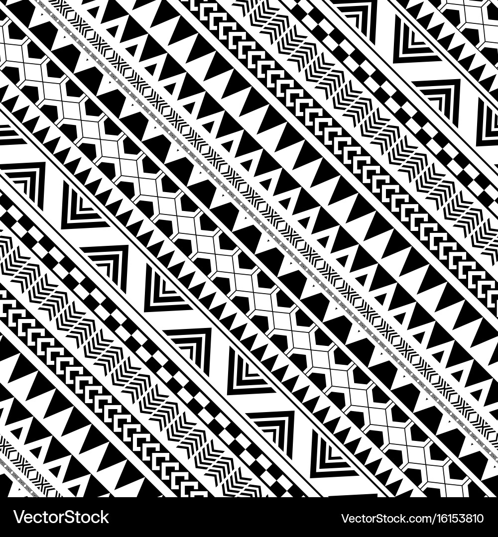 Diagonal geometric pattern in native americans vector image