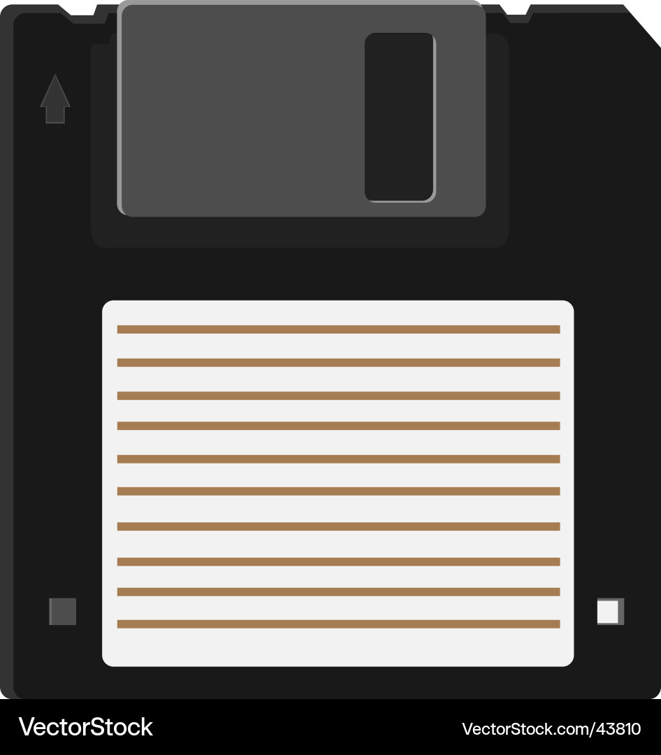 Floppy disk Vector Image