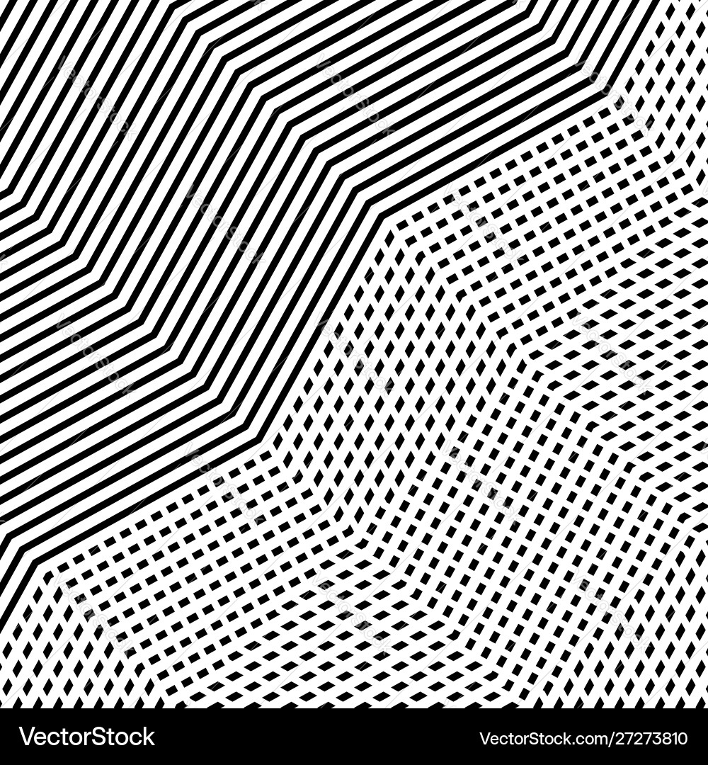 Interlace interlocking lines curve flex Vector Image