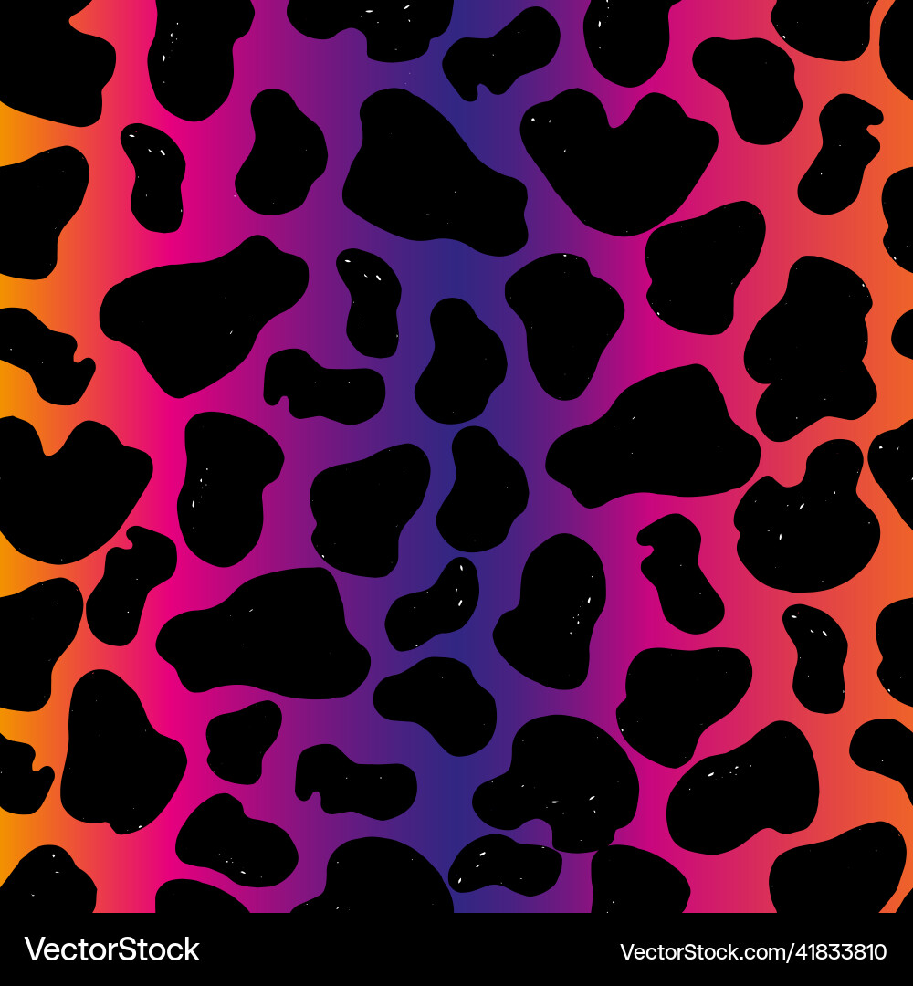 Leopard pattern design in rainbow colors - funny Leopard pattern design in rainbow colors - funny Vector Image
