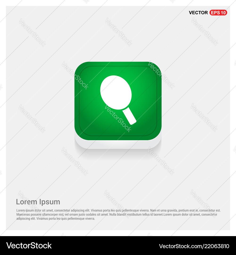 Racket icon Vector Image