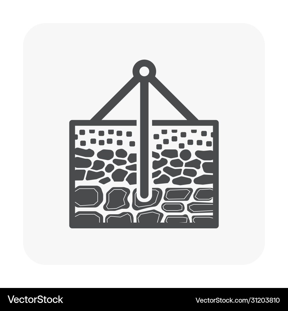 Soil testing icon Soil testing icon vector image