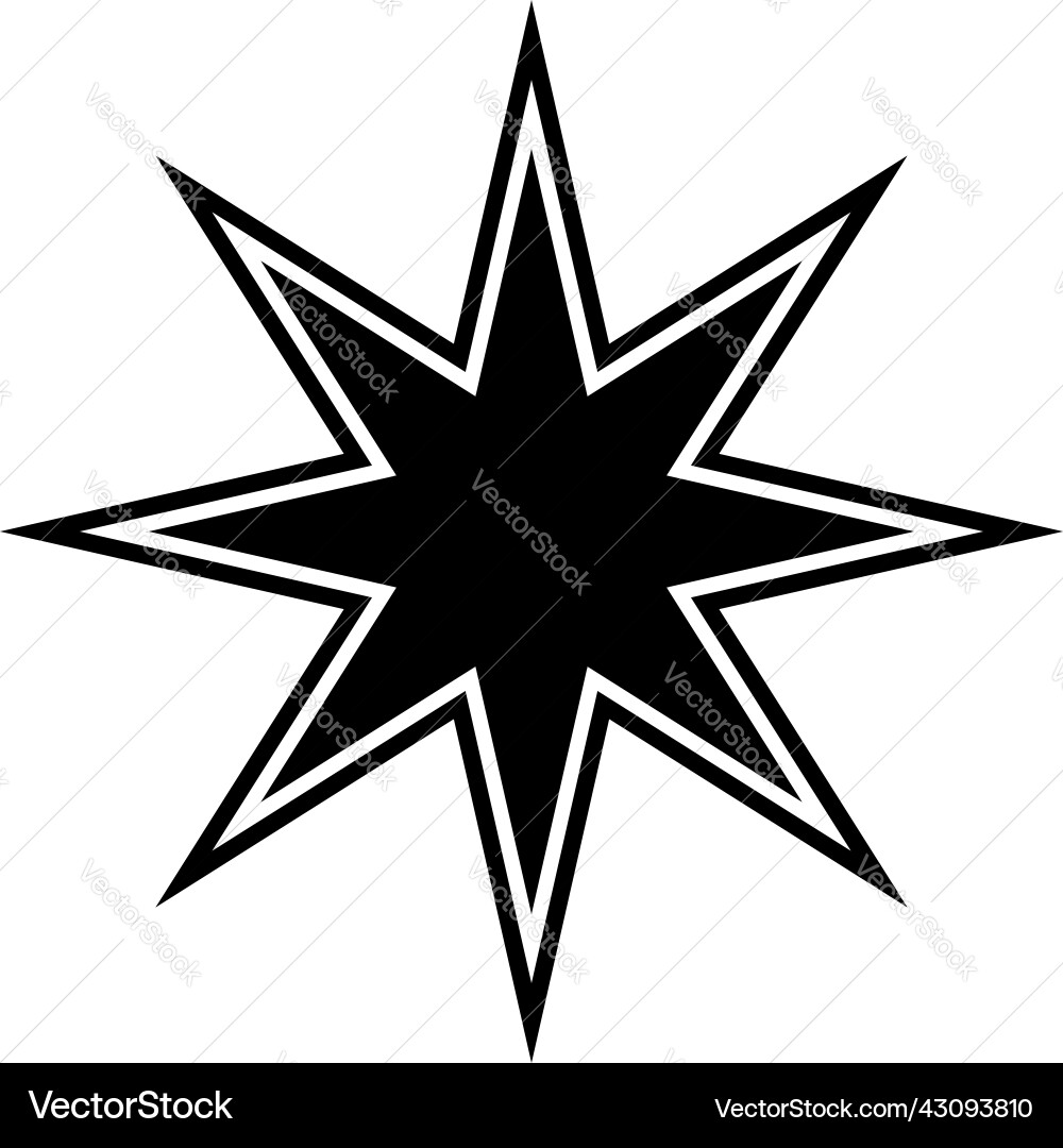 Star shape icon design element symbol Star shape icon design element symbol Vector Image