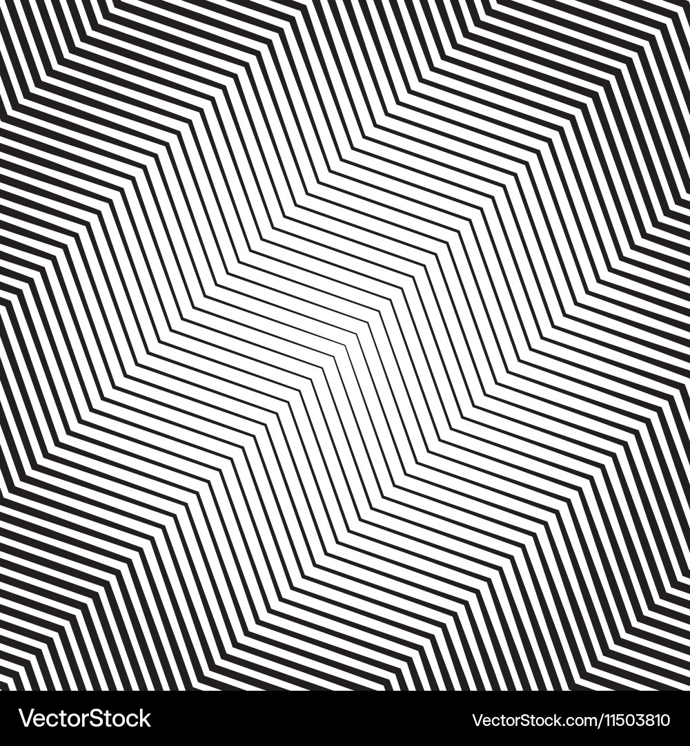 Zigzag-Muster mit dynamischen unregelmäßigen Linien vektorbild