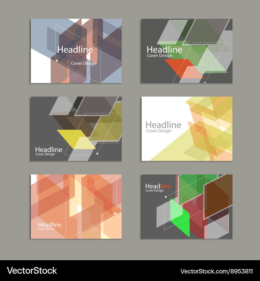 Abstract polygon design template Vector Image