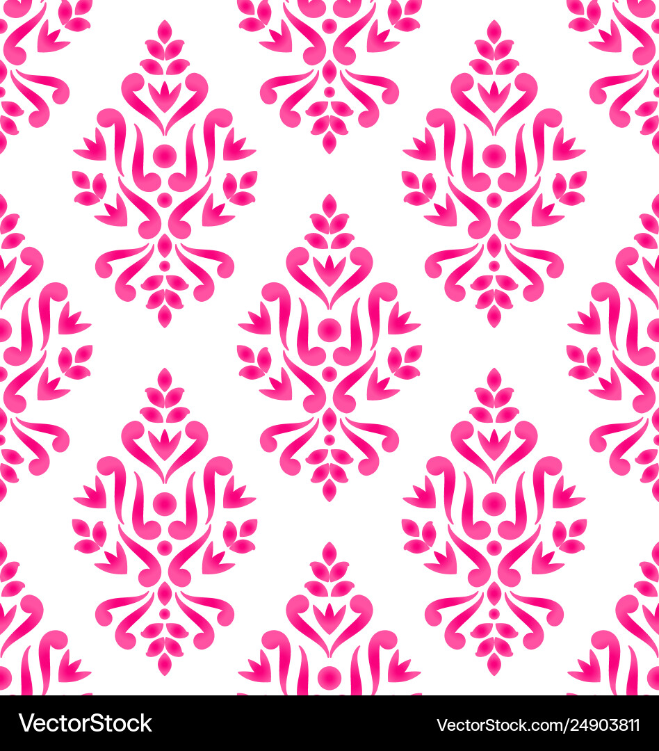 Damask seamless pattern Damask seamless pattern vector image