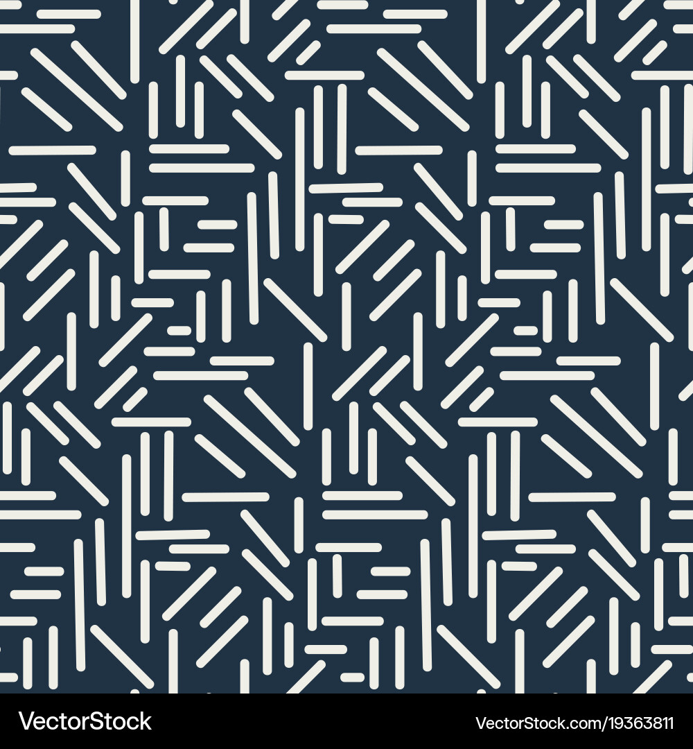 Dashed Stick Pattern vector image