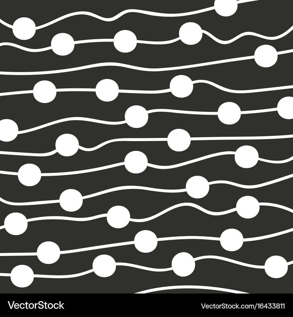 Monochrome Dot Pattern vector image