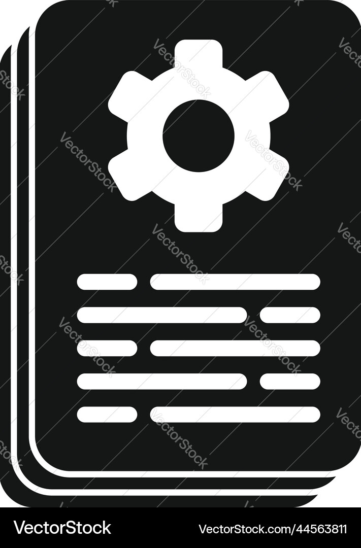 Redesign paper icon simple web ui Redesign paper icon simple web ui vector image