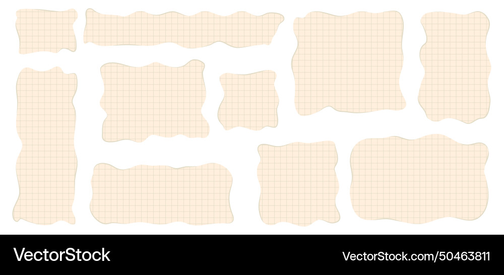 Set of doodle frame textbox in hand drawn style Set of doodle frame textbox in hand drawn style vector image