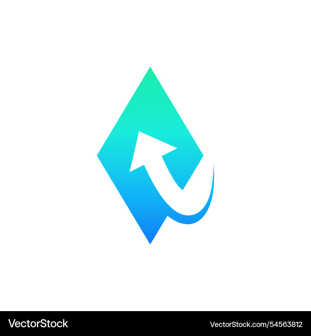 Abstract technology logo Royalty Free Vector Image