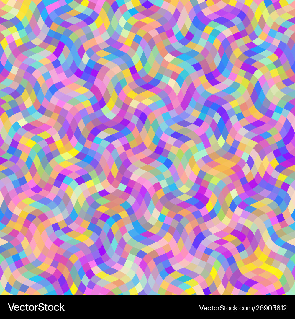 Abstract Wavy Geometric Pattern vector image