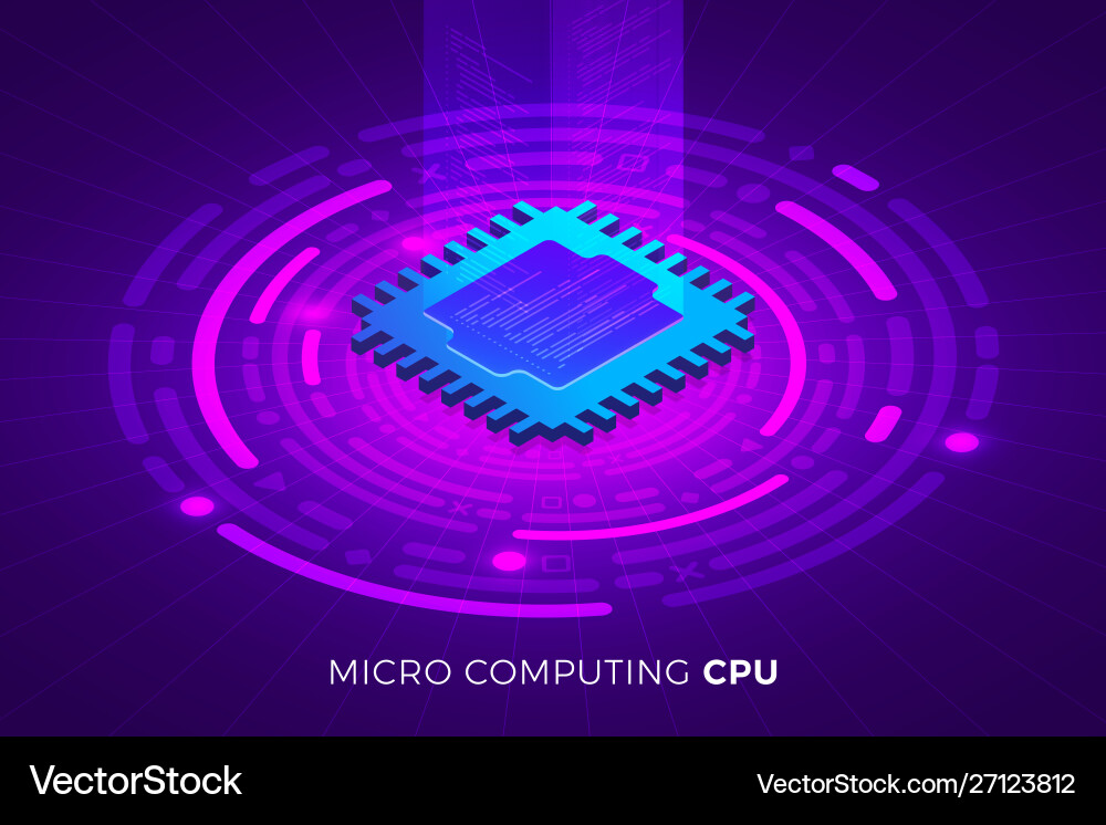Cpu processor computing Cpu processor computing vector image