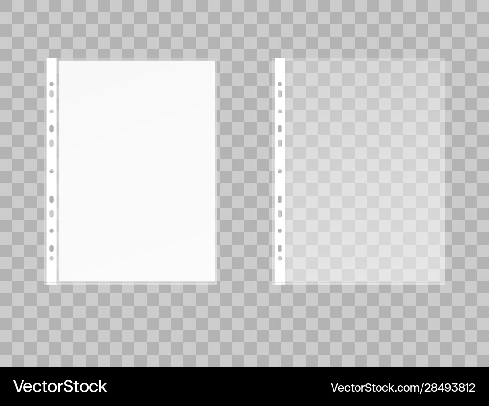 File and empty sheet paper File and empty sheet paper Vector Image
