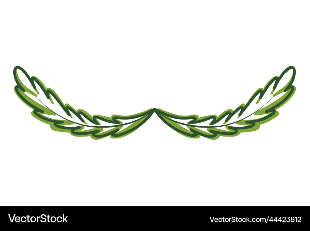 Green text divider page separators design line Green text divider page separators design line vector image