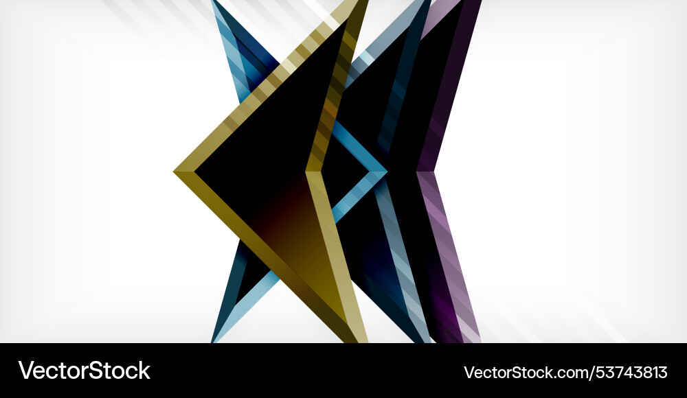 Arrows with 3d effect abstract background Arrows with 3d effect abstract background vector image
