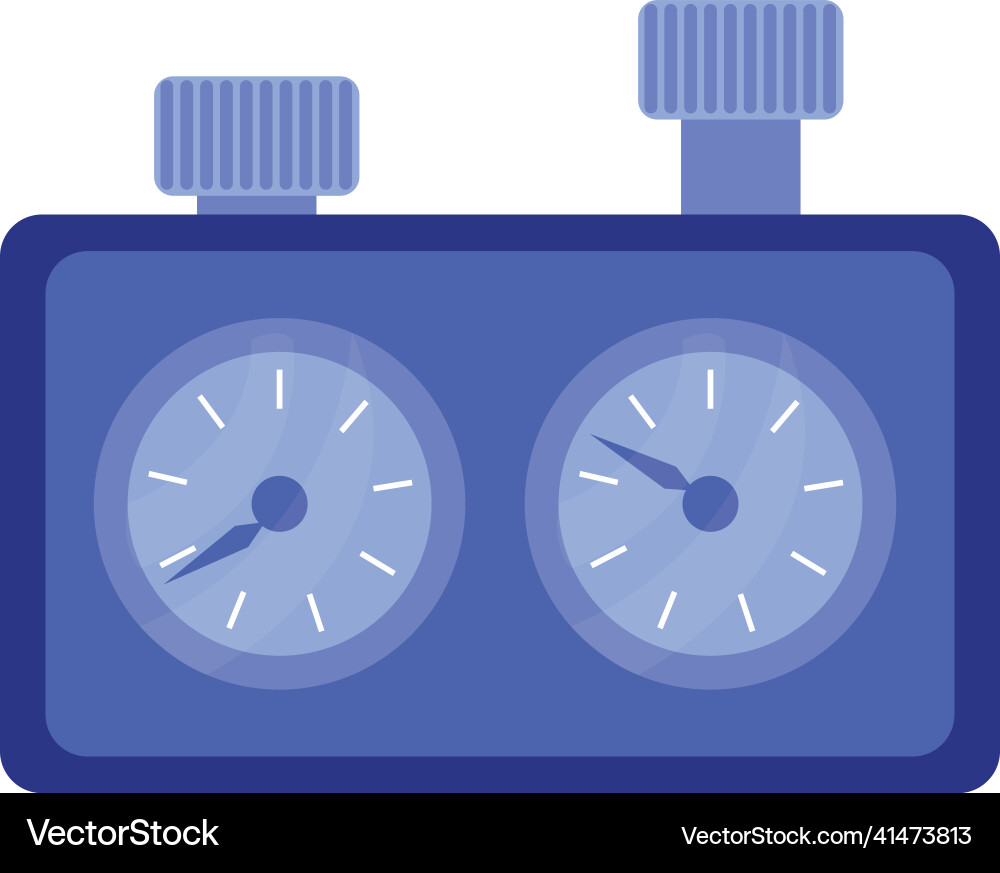 Clock timer design Vector Image