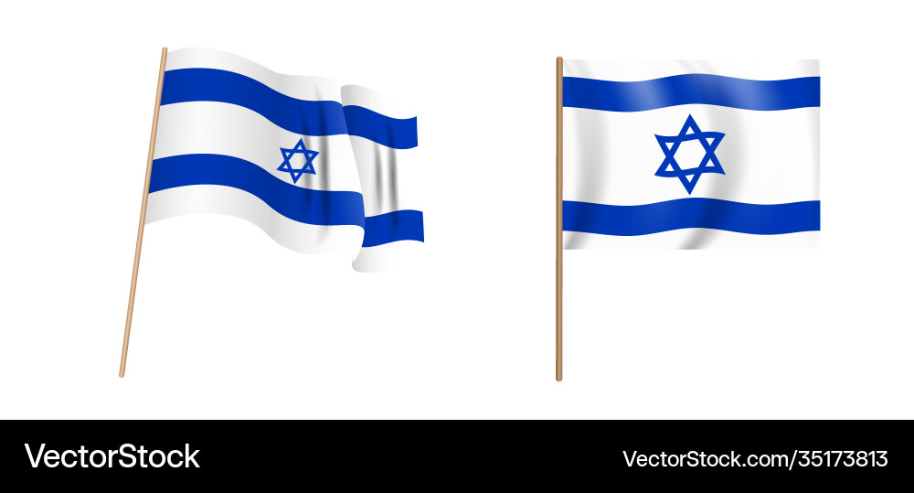 Colorful naturalistic waving flag state Colorful naturalistic waving flag state vector image