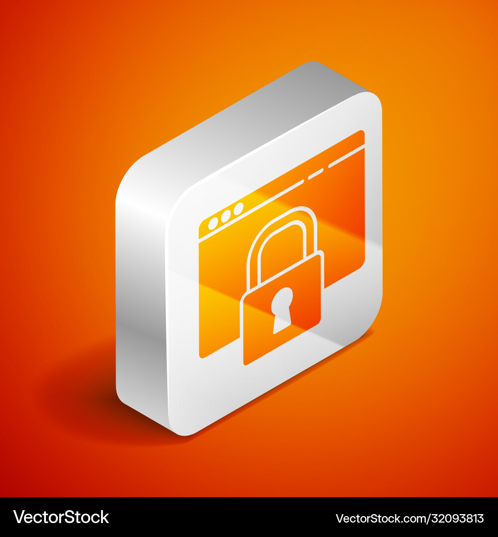 Isometric secure your site with https ssl icon Isometric secure your site with https ssl icon Vector Image