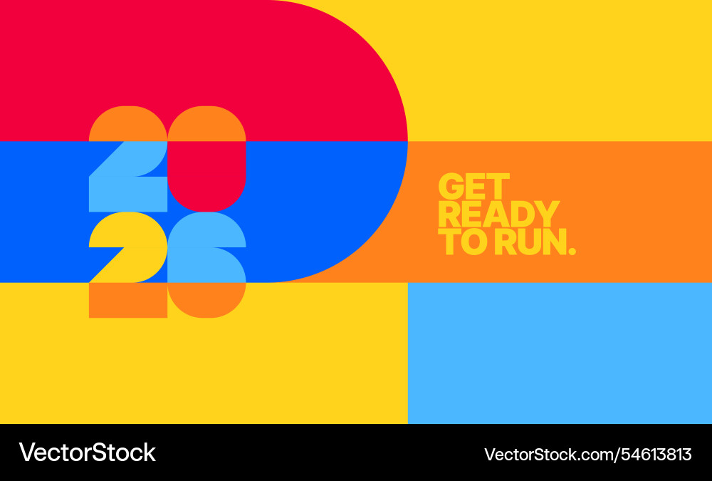  Layout design for sports event of 2026 year Vector Image 