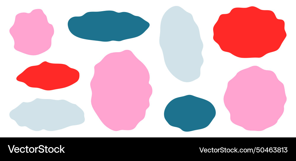 Set of doodle frame textbox and background Set of doodle frame textbox and background Vector Image
