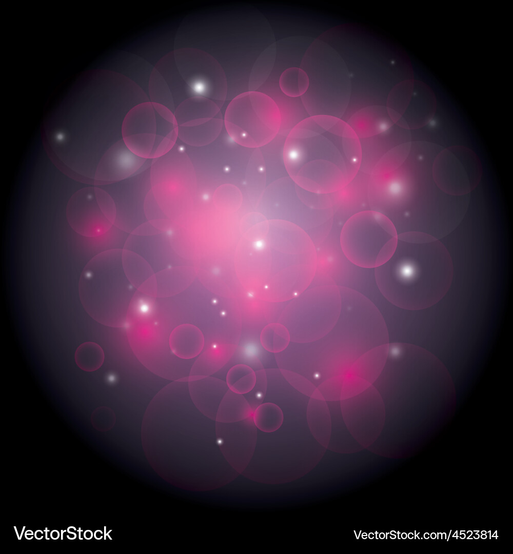 Abstract bokeh lights background vector image