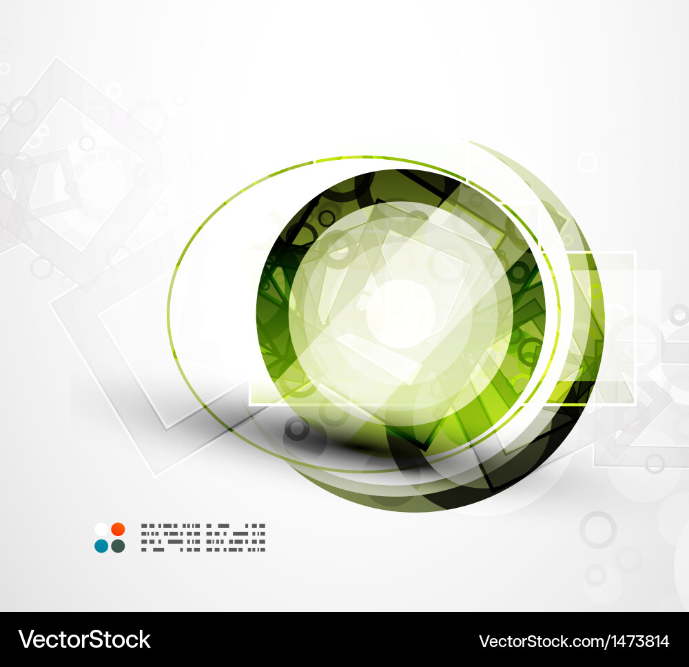 Abstract Circular Shape Background vector image