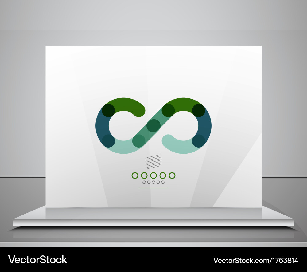 Abstract Infinity Loop Symbol vector image