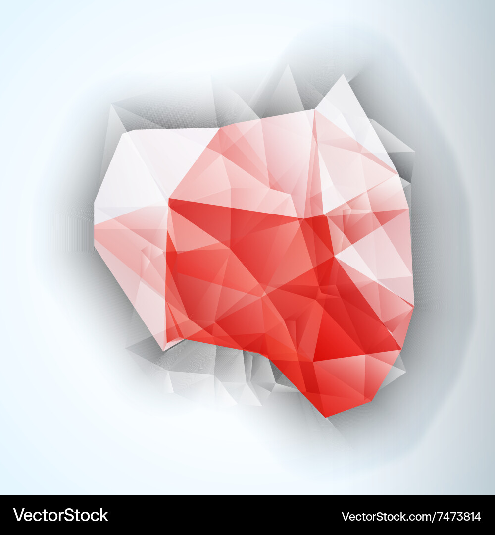 Geometric triangular abstract modern vector image