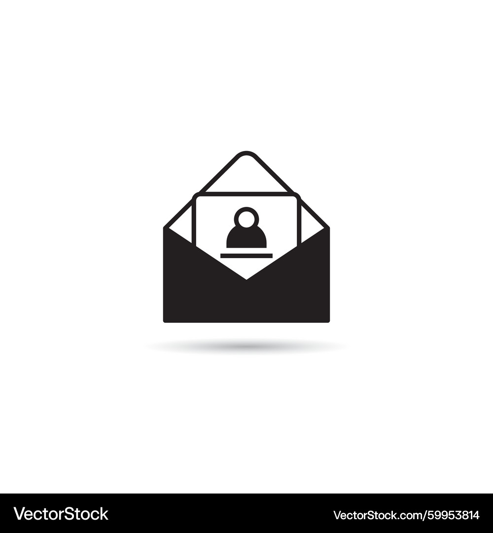 Job Application Mail Icon – Royalty-Free Vector | VectorStock, image size:1000x1080