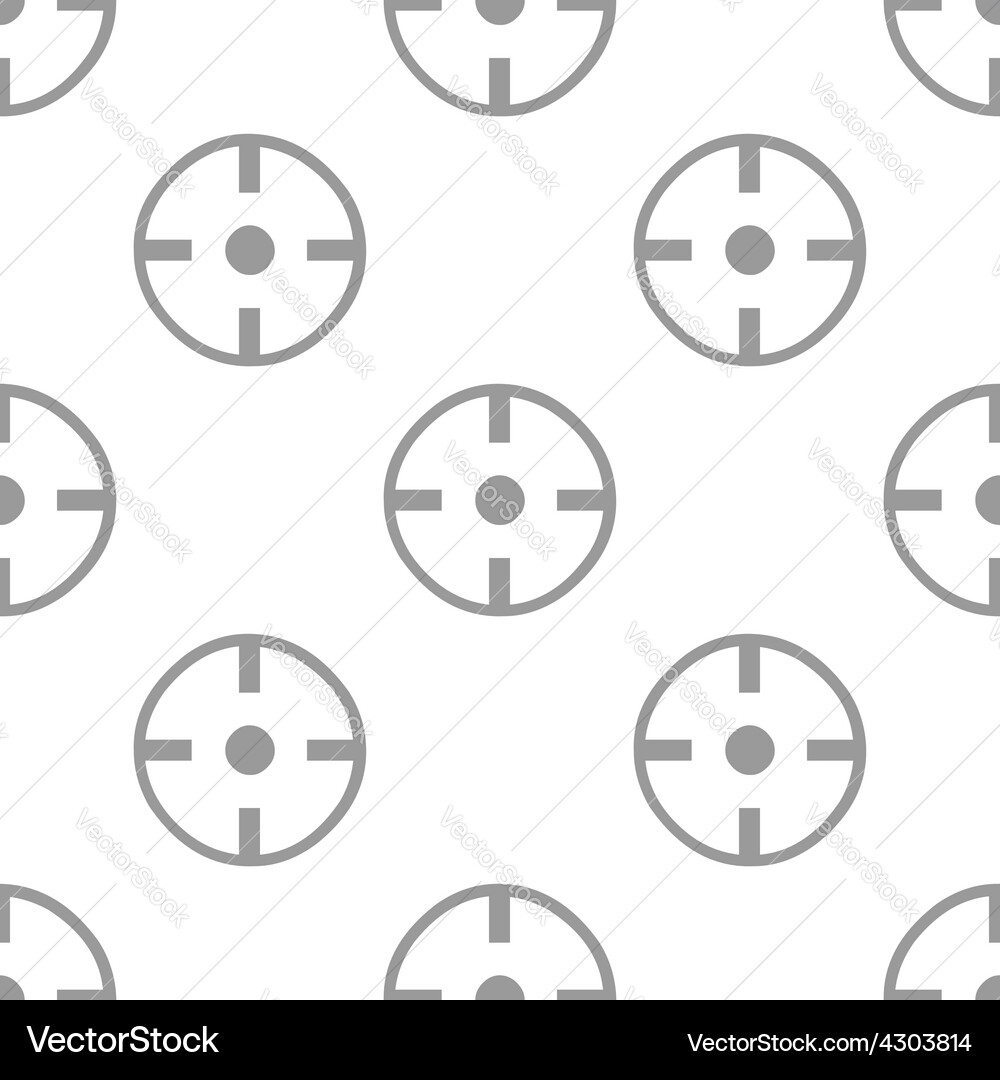 New target seamless pattern vector image