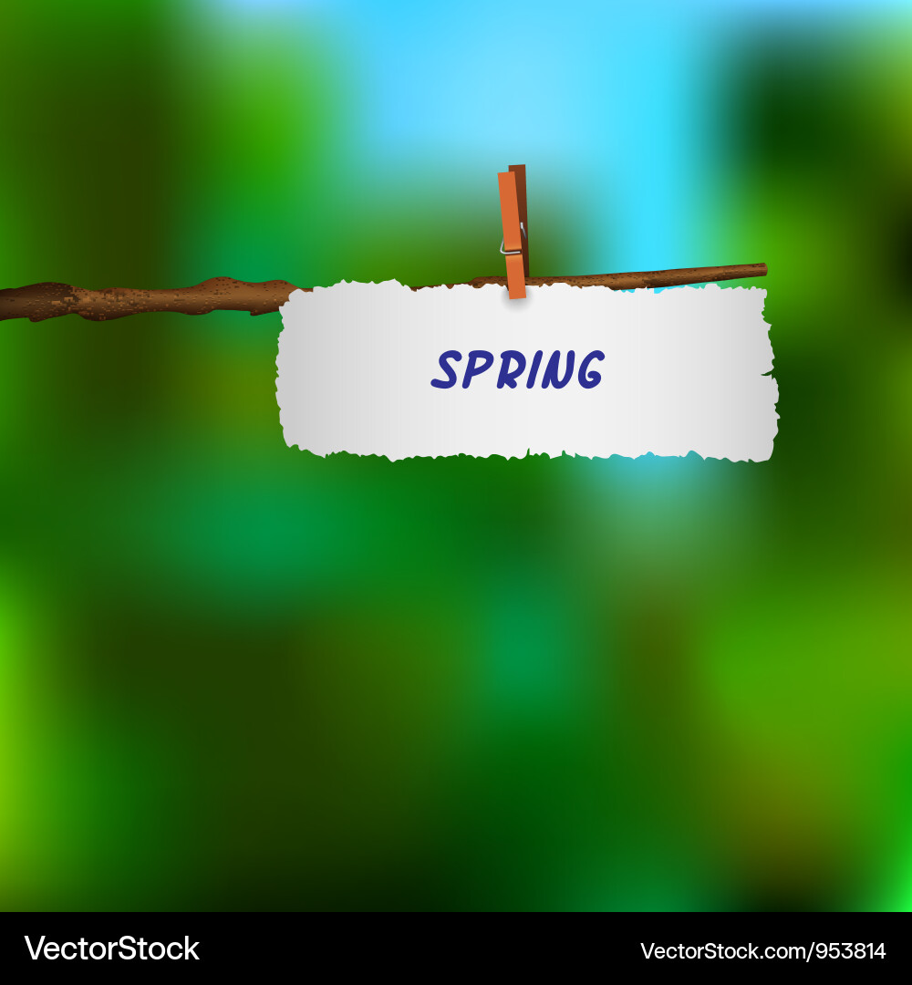 Spring background 2 Vector Image